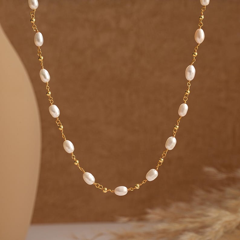 Real Freshwater Pearl Drop Earrings,Dainty Dangle Pearl Earrings,Gold Long Pearl Earrings,Bridal Earrings,Wedding Earrings,Pearl Jewelry Set